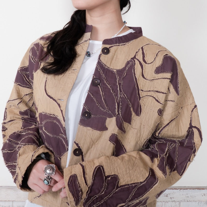 Cotton Layer Cutwork Jacket N