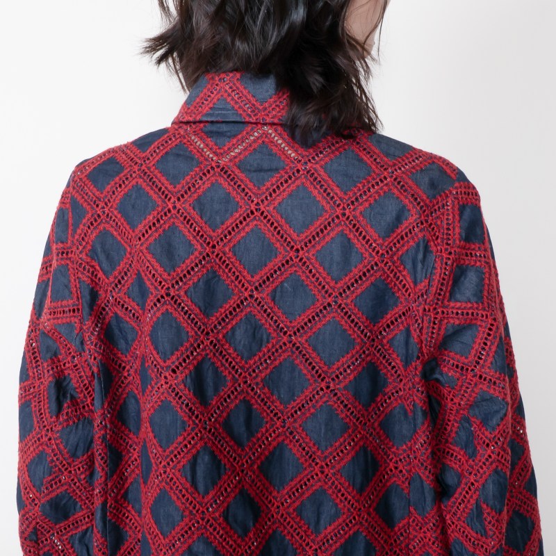 Denim Embroidered Jacket