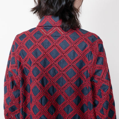 Denim Embroidered Jacket