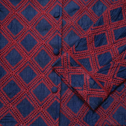 Denim Embroidered Jacket