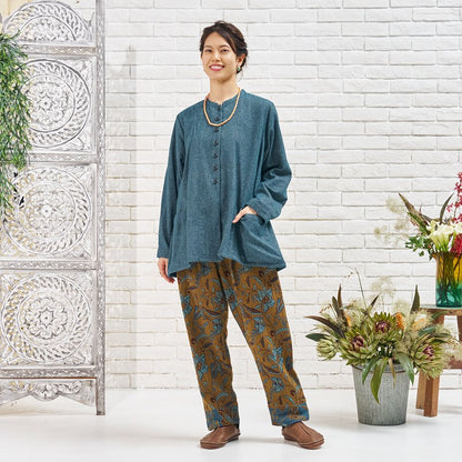 Cotton Melange Blouse
