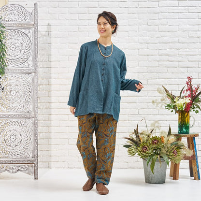 Cotton Melange Blouse