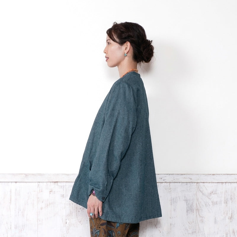 Cotton Melange Blouse