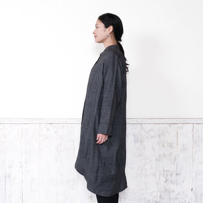 Cotton Melange Long Jacket