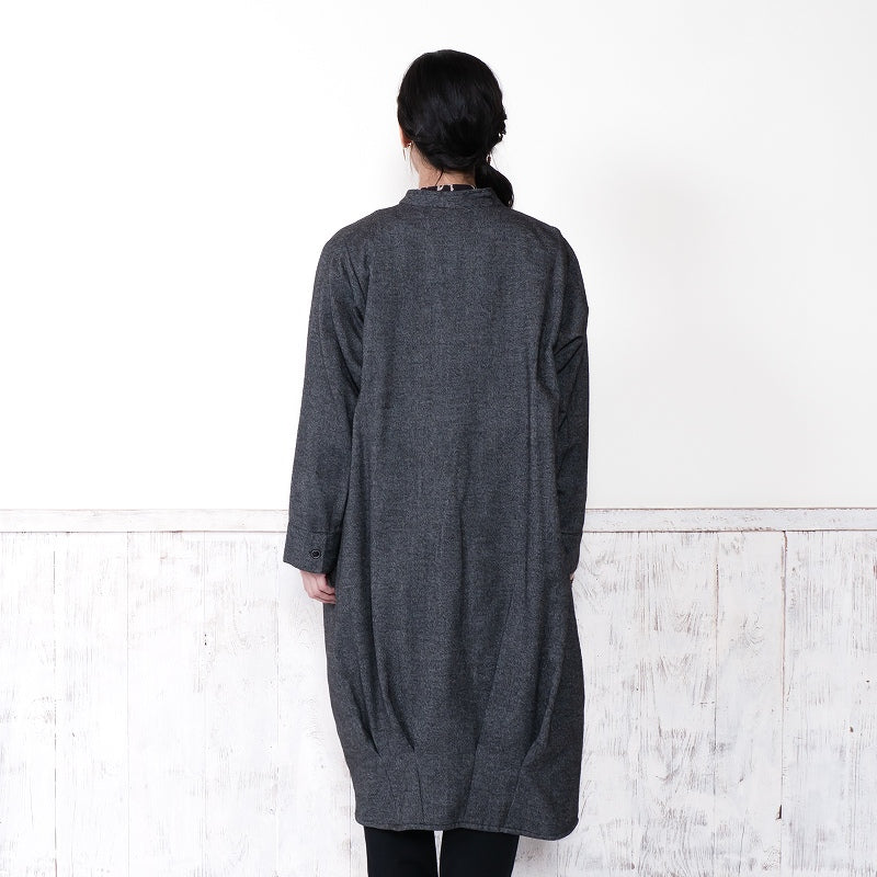 Cotton Melange Long Jacket