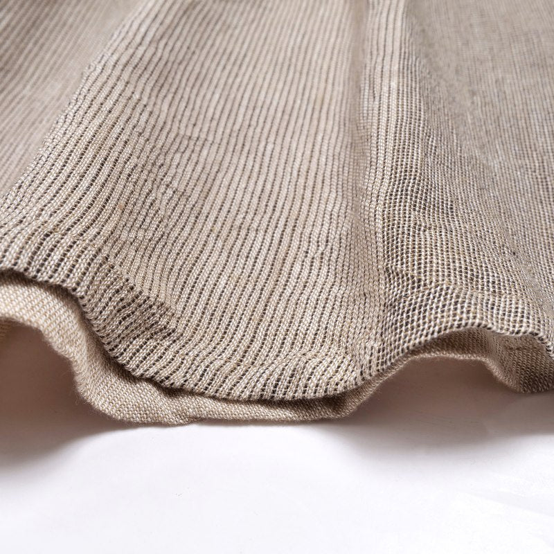 Khadi Stripe Tuck Dress