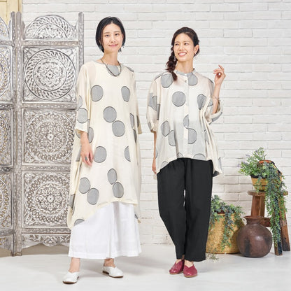 Dot Jacquard Dress