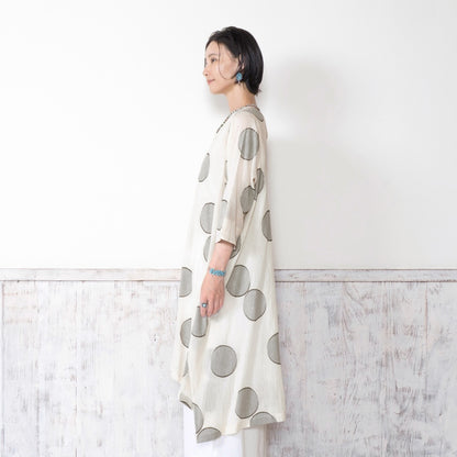 Dot Jacquard Dress