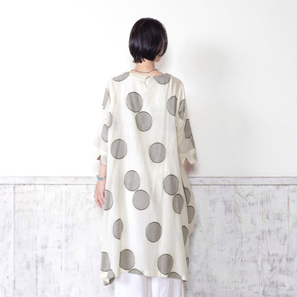 Dot Jacquard Dress