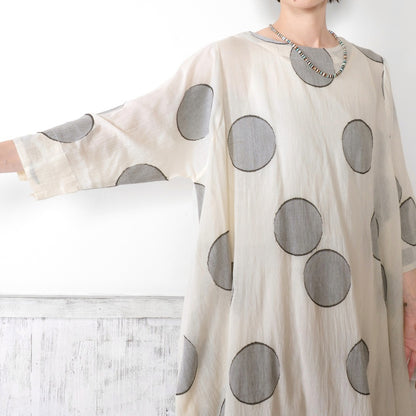 Dot Jacquard Dress