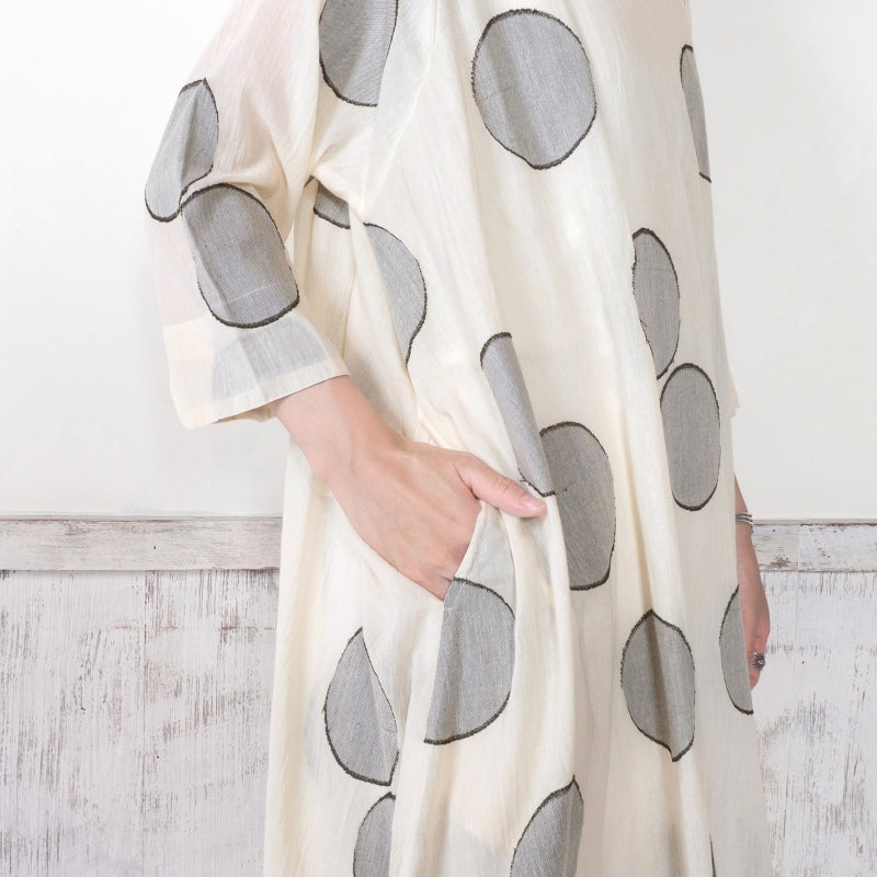 Dot Jacquard Dress