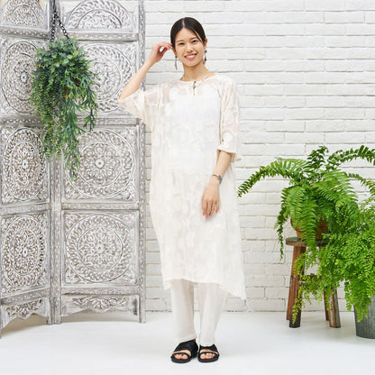 Rayon Jacquard Dress