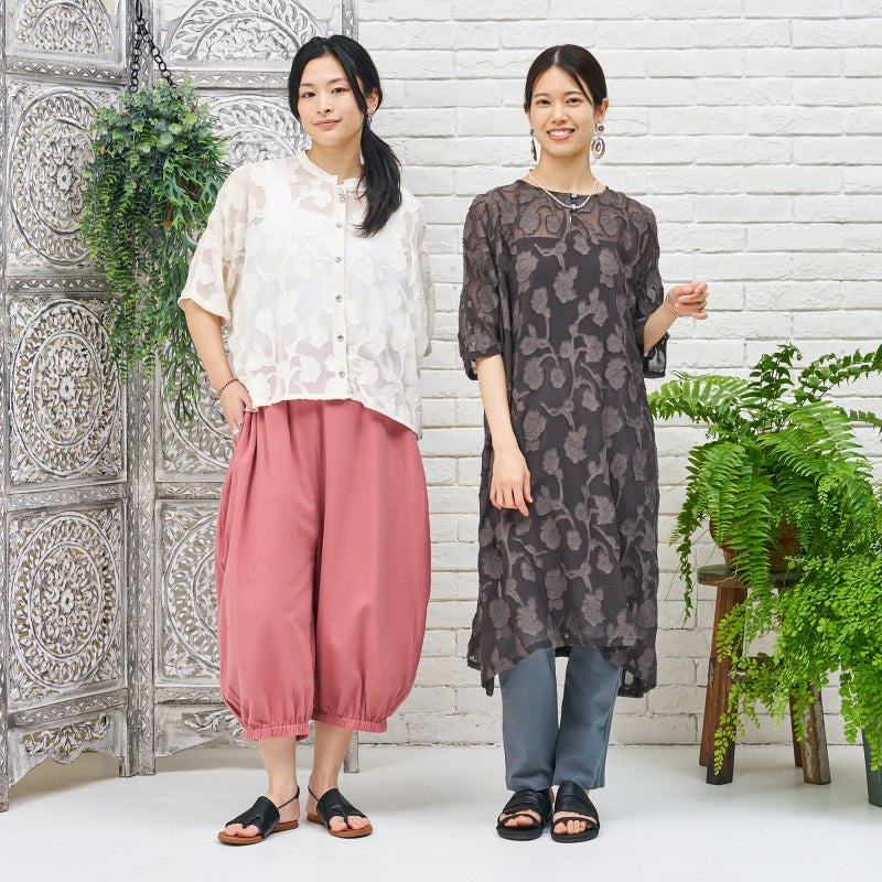 Rayon Jacquard Dress