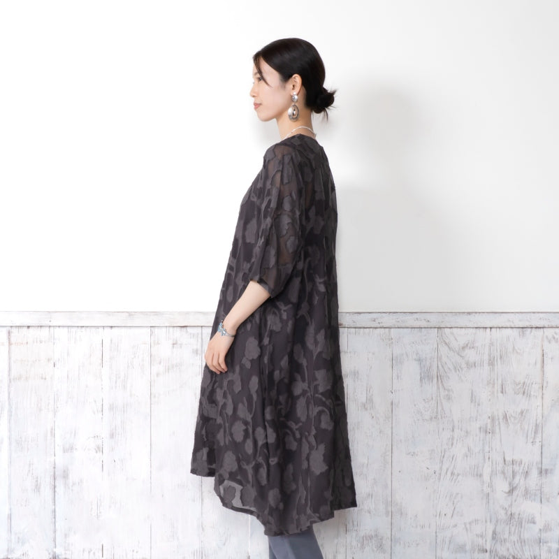 Rayon Jacquard Dress