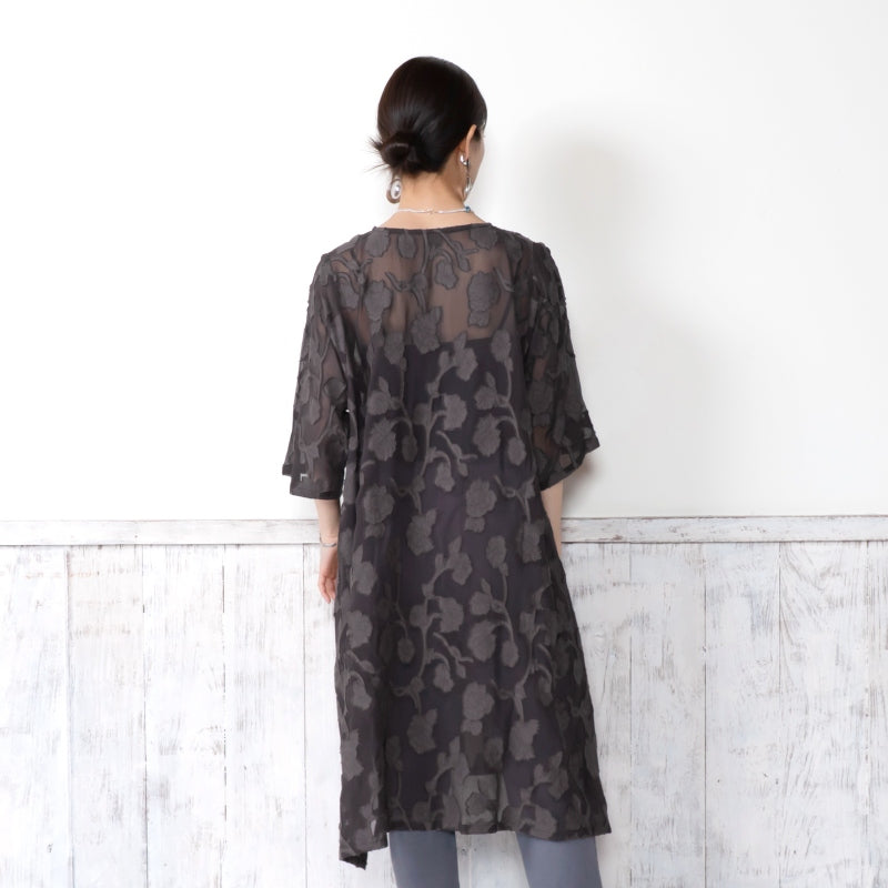 Rayon Jacquard Dress