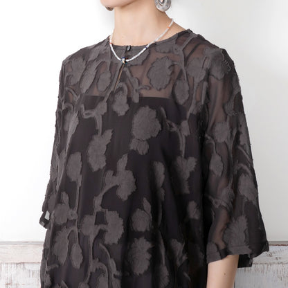 Rayon Jacquard Dress