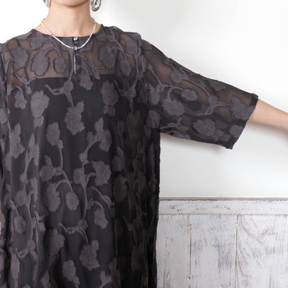 Rayon Jacquard Dress