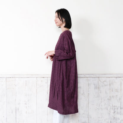Cotton Jacquard Combo Dress