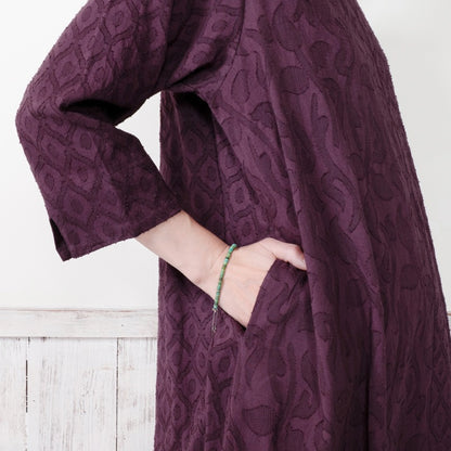 Cotton Jacquard Combo Dress