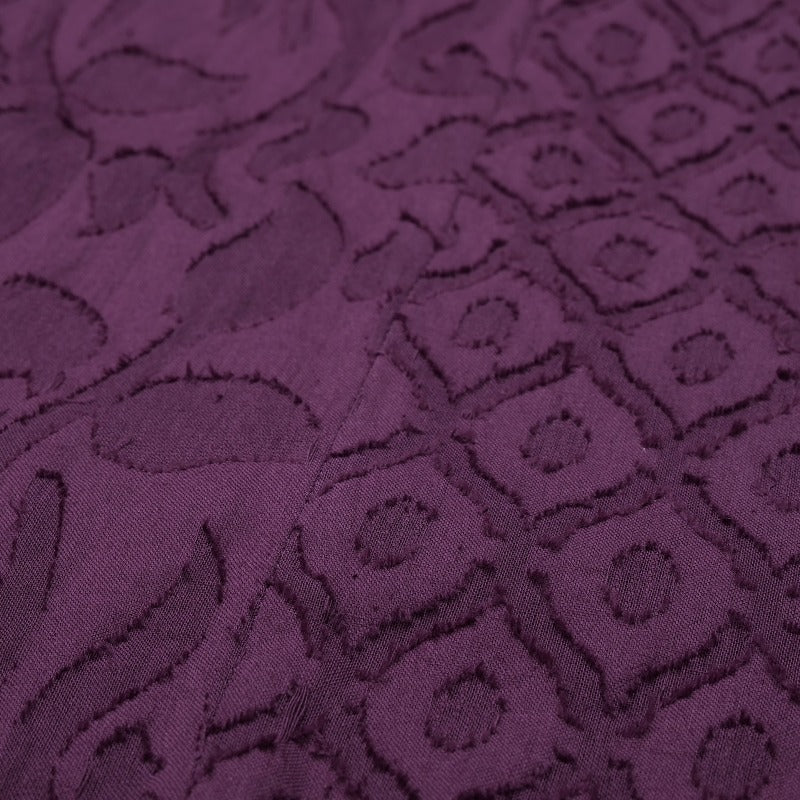 Cotton Jacquard Combo Dress