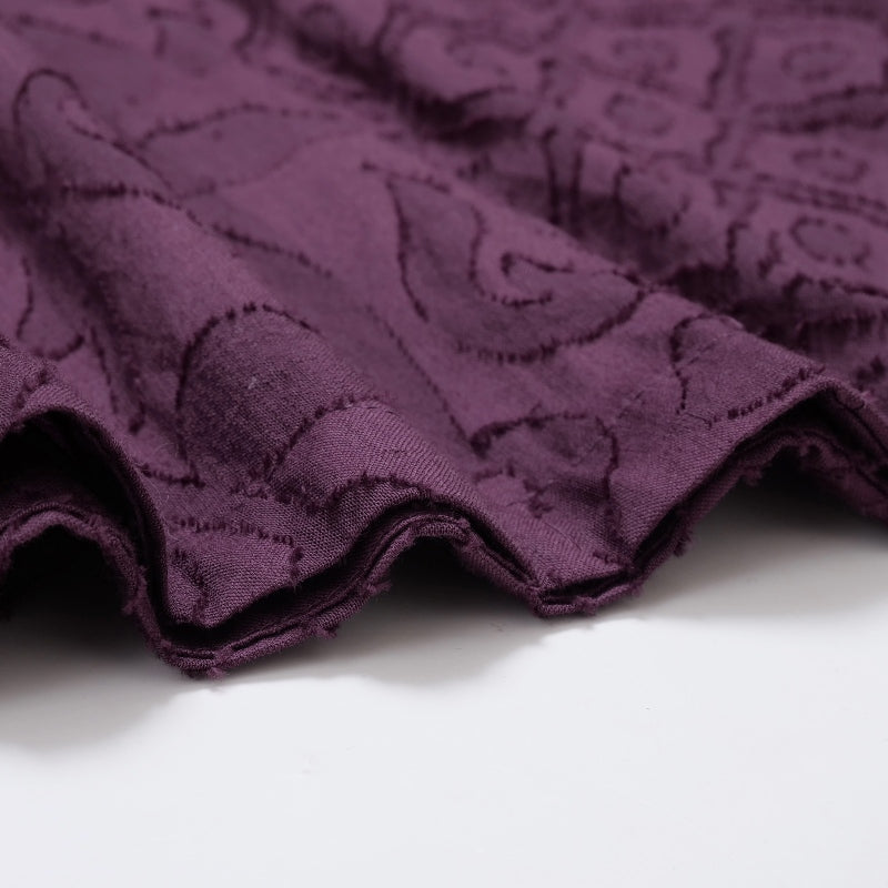 Cotton Jacquard Combo Dress