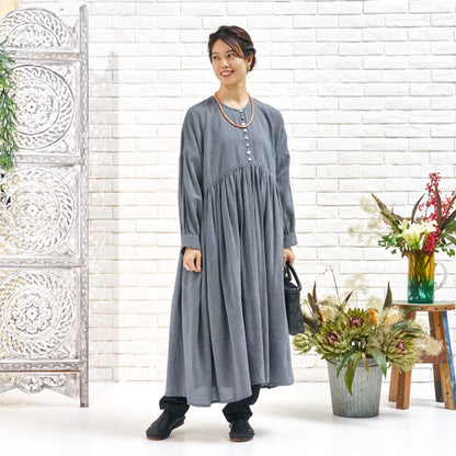 Cotton Dobby Dress