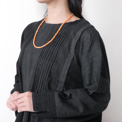 Khadi Stripe Tuck Pullover