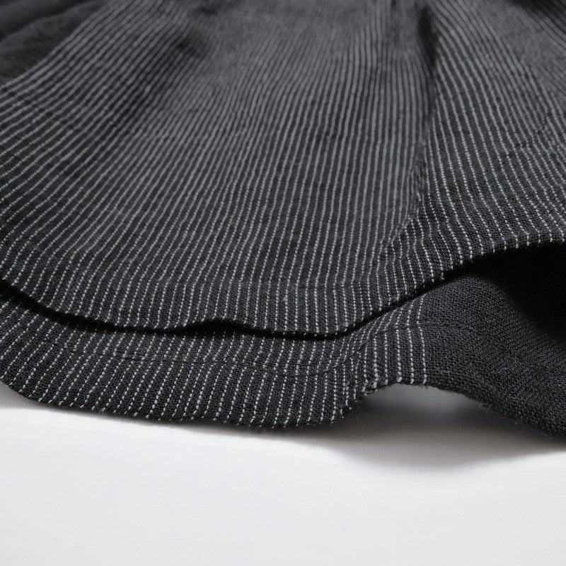 Khadi Stripe Tuck Pullover