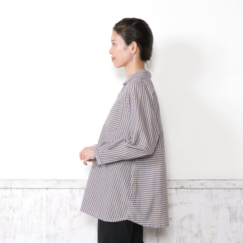 Stripe Accent Pullover N