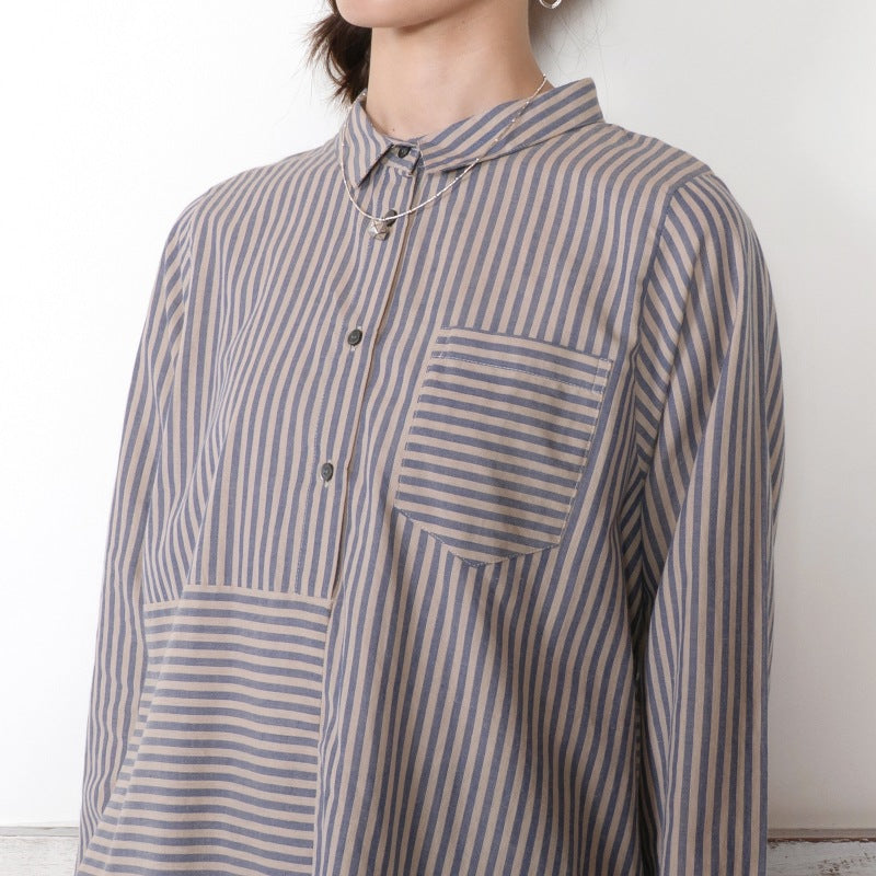Stripe Accent Pullover N