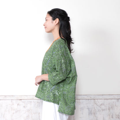 Floral Block Dolman Pullover