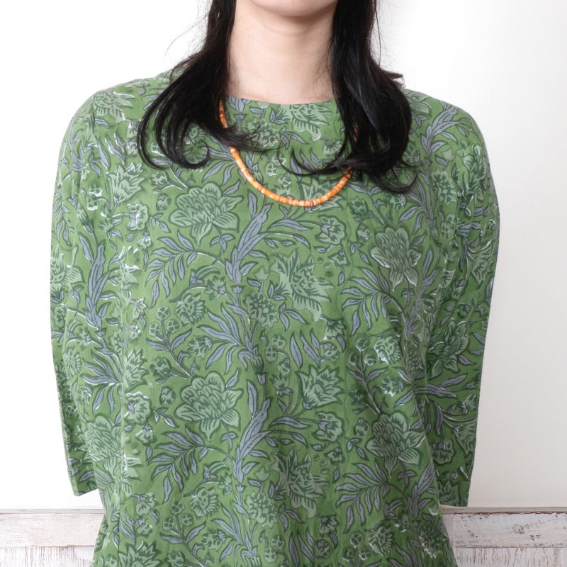 Floral Block Dolman Pullover