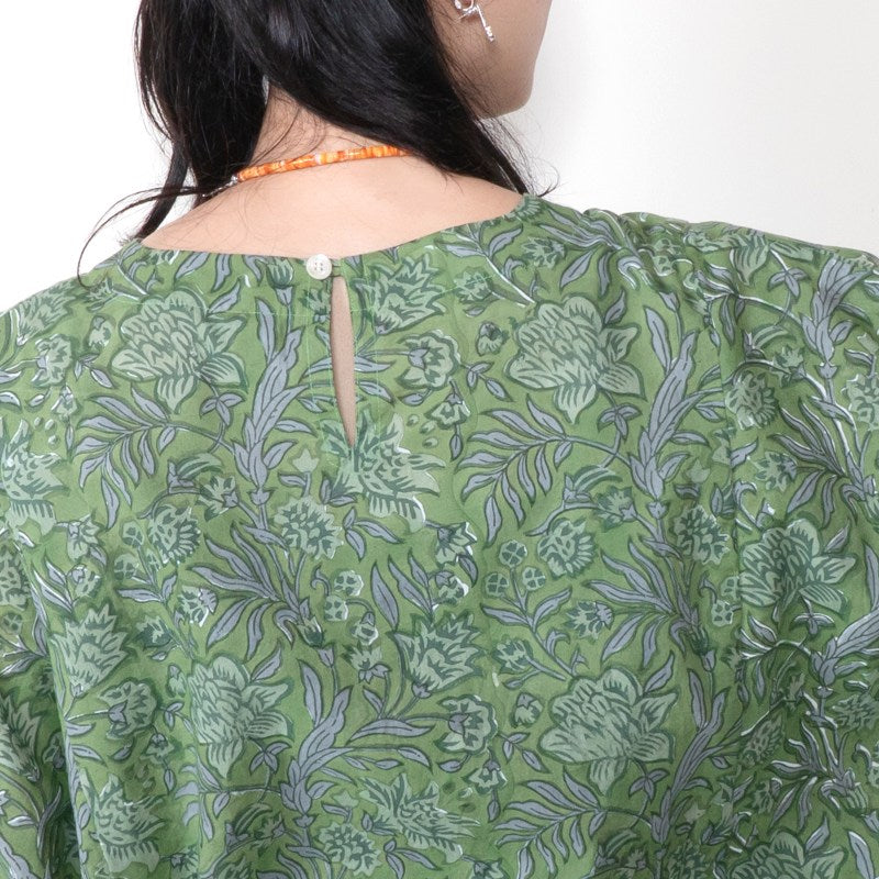Floral Block Dolman Pullover