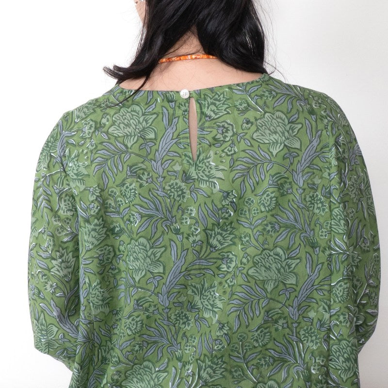 Floral Block Dolman Pullover
