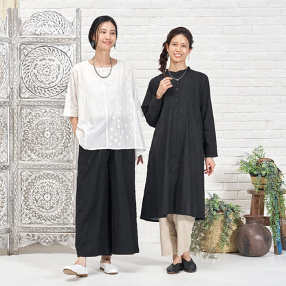 Dot Panel Pullover