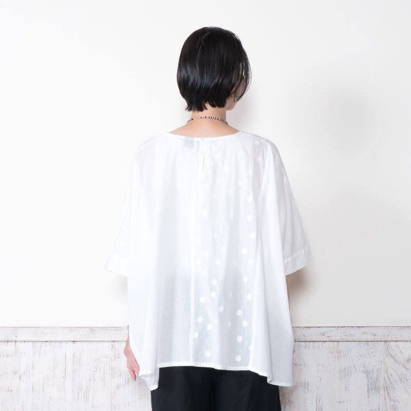 Dot Panel Pullover