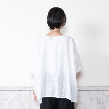 Dot Panel Pullover