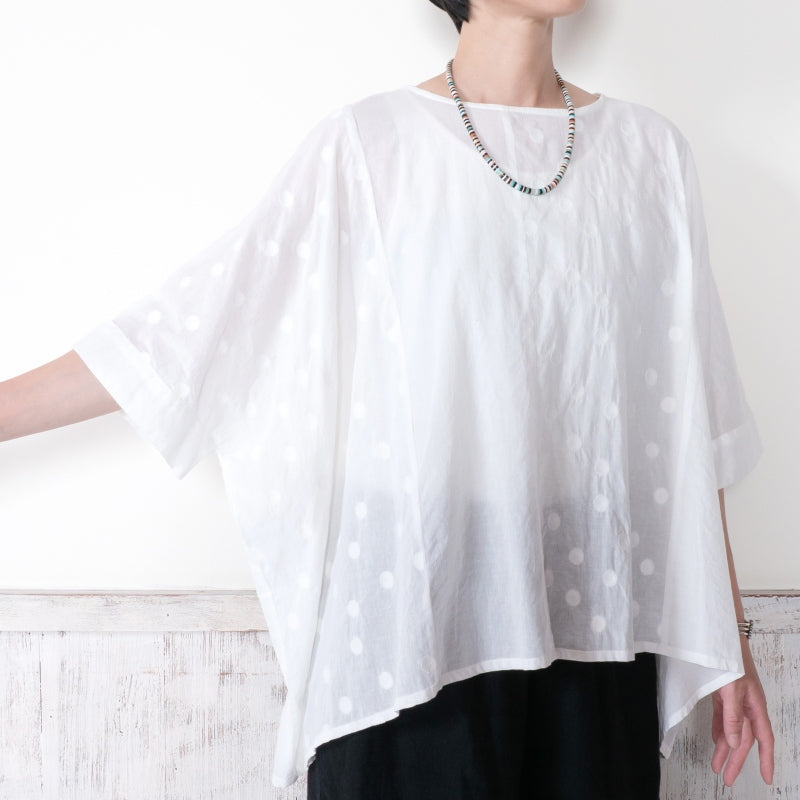 Dot Panel Pullover