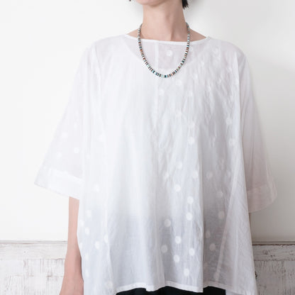 Dot Panel Pullover