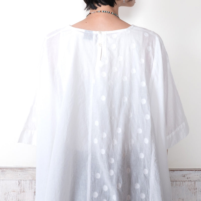 Dot Panel Pullover