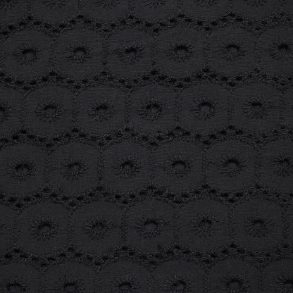 Cotton Dot Lace Combo Pullover