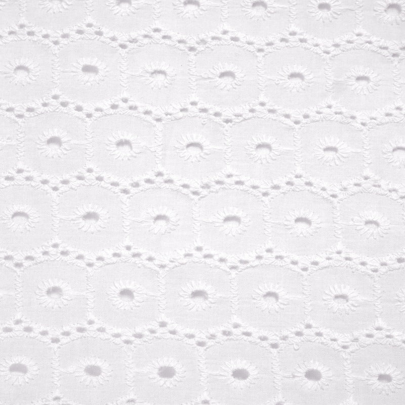 Cotton Dot Lace Combo Pullover