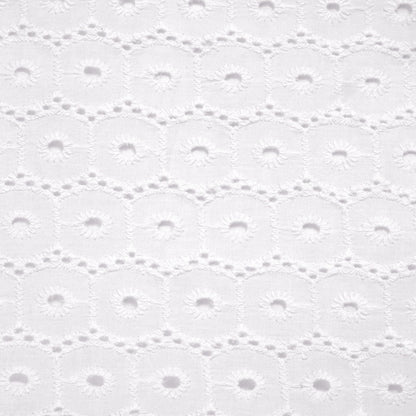 Cotton Dot Lace Combo Pullover