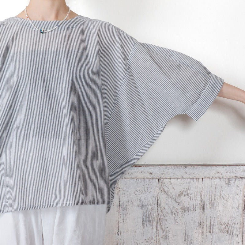 Pinstripe Pullover