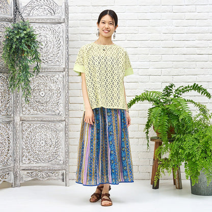 Lace Fabric Pullover
