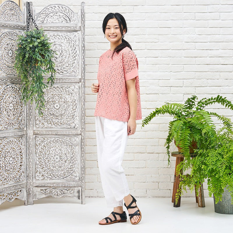 Lace Fabric Pullover