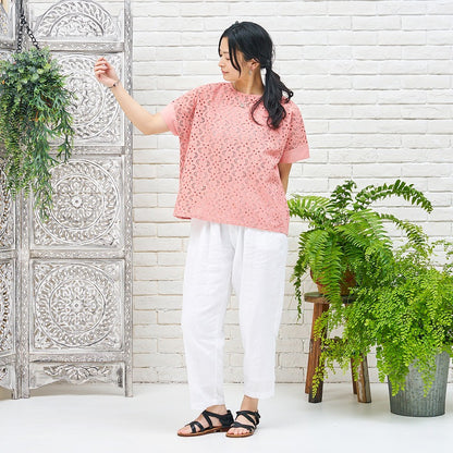 Lace Fabric Pullover