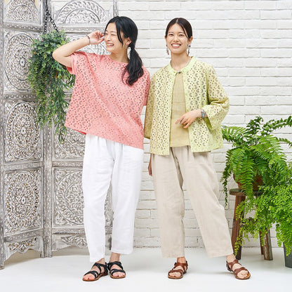 Lace Fabric Pullover