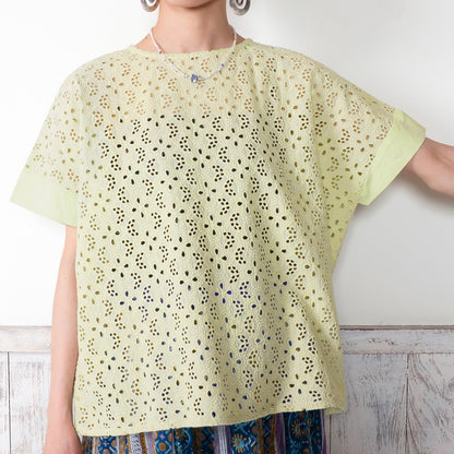 Lace Fabric Pullover