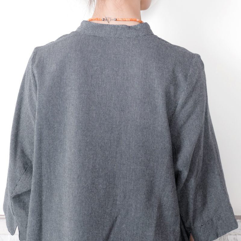 Cotton Dobby Tunic Dress